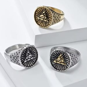 God's Eye Triangular Pyramid Titanium
