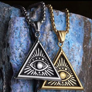 Evil Eye Triangle Pyramid