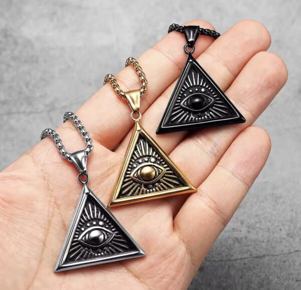 Evil Eye Triangle Pyramid - Image 2