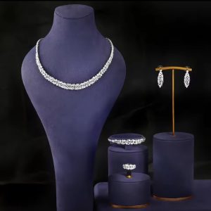 4-Piece Jewelry Set Cubic Zirconia for Women's