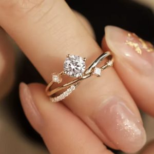 1Carat Moissanite ring